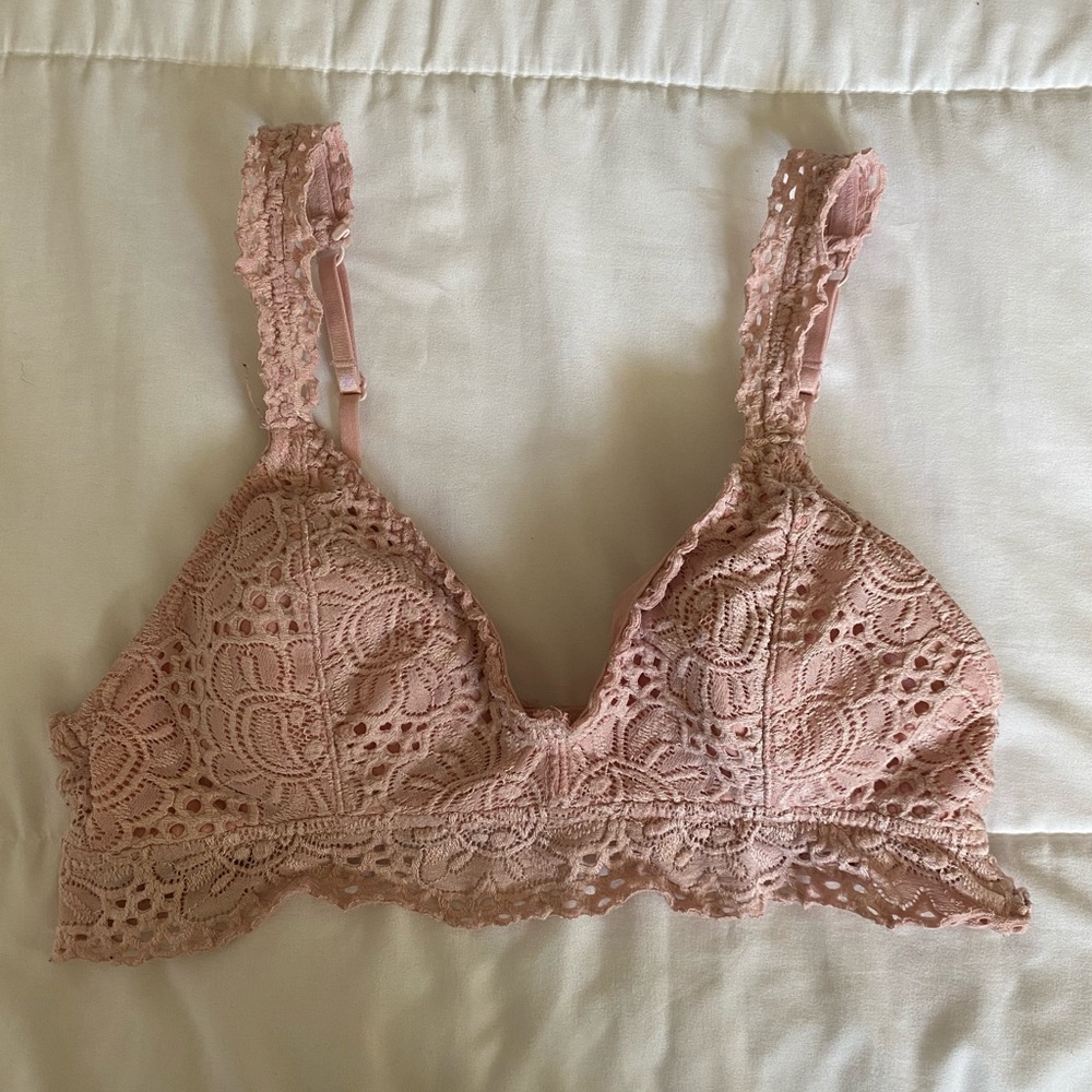 Aeropostale Pink Lacy Bra